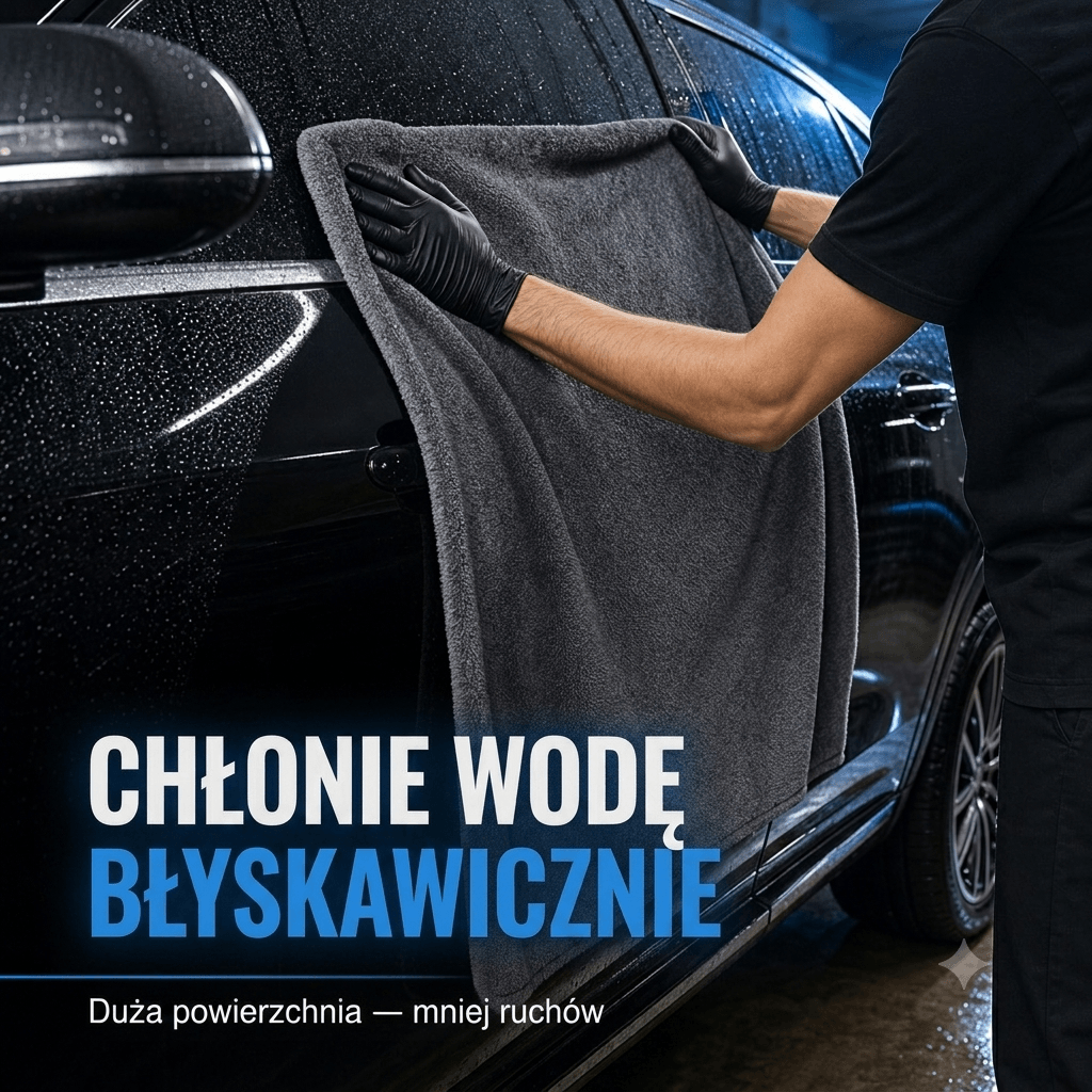 Natychmiast wchłania wodę